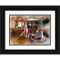 thumbnail image 1 of Bolokofsky, Ronald 18x14 Black Ornate Wood Framed with Double Matting Museum Art Print Titled - Western Leisure, 1 of 4