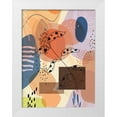 thumbnail image 1 of Bolokofsky, Ronald 19x24 White Modern Wood Framed Museum Art Print Titled - Floral Abstract 301, 1 of 4