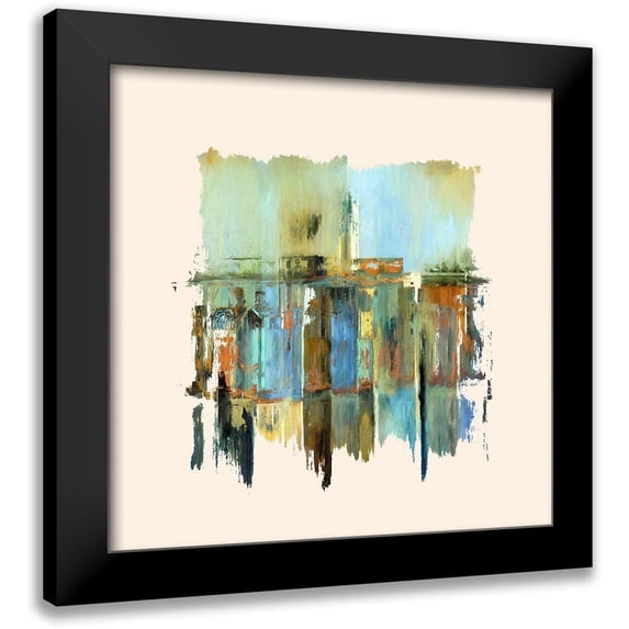 Bolokofsky, Ronald 20x20 Black Modern Framed Museum Art Print Titled - Window Shopping I