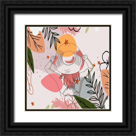 Bolokofsky, Ronald 20x20 Black Ornate Wood Framed with Double Matting Museum Art Print Titled - Summer Sun 206