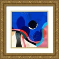 thumbnail image 1 of Bolokofsky, Ronald 20x20 Gold Ornate Wood Framed with Double Matting Museum Art Print Titled - Mid Century Abstract 581, 1 of 4
