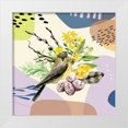 thumbnail image 1 of Bolokofsky, Ronald 20x20 White Modern Wood Framed Museum Art Print Titled - Bird On A Branch 125, 1 of 4