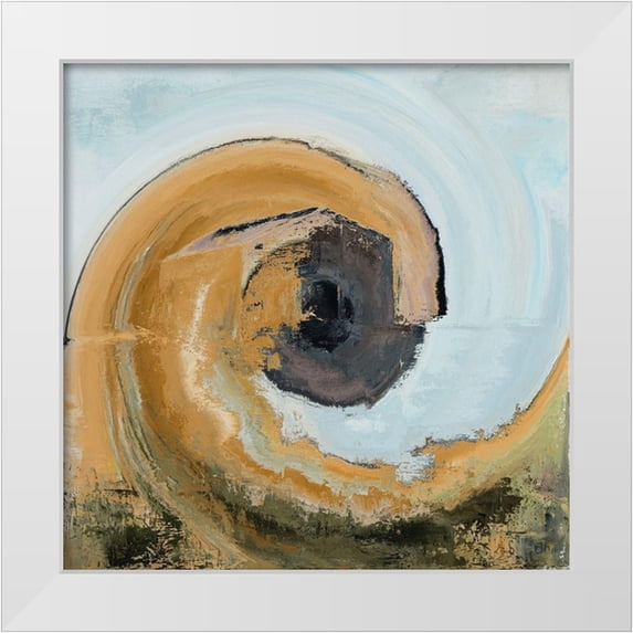Bolokofsky, Ronald 20x20 White Modern Wood Framed Museum Art Print Titled - Boulder I
