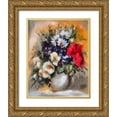 thumbnail image 1 of Bolokofsky, Ronald 20x24 Gold Ornate Wood Framed with Double Matting Museum Art Print Titled - Mixed Bouquet I, 1 of 4