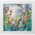 thumbnail image 1 of Bolokofsky, Ronald 21x20 White Modern Wood Framed Museum Art Print Titled - Dancing Garden III, 1 of 4