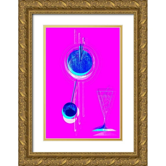 Bolokofsky, Ronald 23x32 Gold Ornate Wood Framed with Double Matting Museum Art Print Titled - Afternoon Hangover II