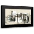 thumbnail image 1 of Bolokofsky, Ronald 24x15 Black Modern Framed Museum Art Print Titled - Architectural Skyline, 1 of 5