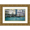 thumbnail image 1 of Bolokofsky, Ronald 24x15 Gold Ornate Wood Framed with Double Matting Museum Art Print Titled - Riva del Carbon, 1 of 4