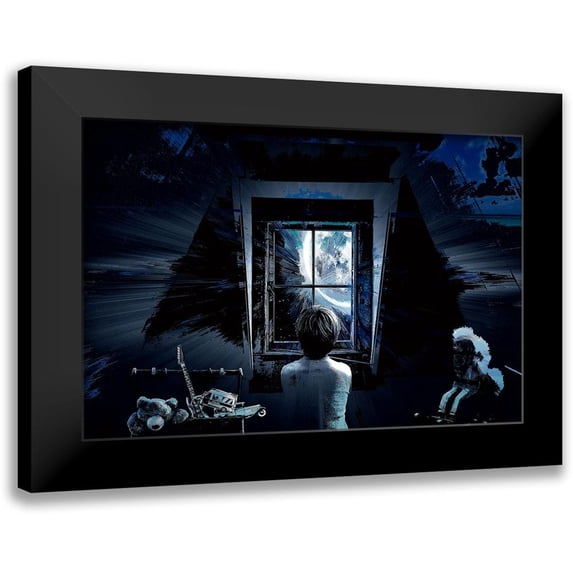 Bolokofsky, Ronald 24x17 Black Modern Framed Museum Art Print Titled - Childhood Dreams