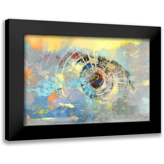 Bolokofsky, Ronald 24x17 Black Modern Framed Museum Art Print Titled - Trying To Stay Focused