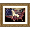 thumbnail image 1 of Bolokofsky, Ronald 24x17 Gold Ornate Wood Framed with Double Matting Museum Art Print Titled - American Bred, 1 of 4