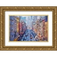 thumbnail image 1 of Bolokofsky, Ronald 24x17 Gold Ornate Wood Framed with Double Matting Museum Art Print Titled - China Town, 1 of 4