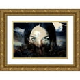 thumbnail image 1 of Bolokofsky, Ronald 24x17 Gold Ornate Wood Framed with Double Matting Museum Art Print Titled - Metro Watcher, 1 of 4