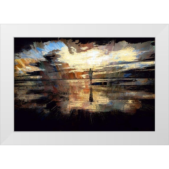 Bolokofsky, Ronald 24x17 White Modern Wood Framed Museum Art Print Titled - Behold