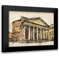 thumbnail image 1 of Bolokofsky, Ronald 24x19 Black Modern Framed Museum Art Print Titled - Ancient Pantheon I, 1 of 5