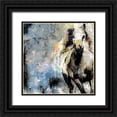 thumbnail image 1 of Bolokofsky, Ronald 26x26 Black Ornate Wood Framed with Double Matting Museum Art Print Titled - Artful Runner, 1 of 4