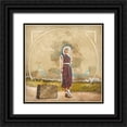 thumbnail image 1 of Bolokofsky, Ronald 26x26 Black Ornate Wood Framed with Double Matting Museum Art Print Titled - Retro Travel II, 1 of 4