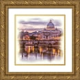 thumbnail image 1 of Bolokofsky, Ronald 26x26 Gold Ornate Wood Framed with Double Matting Museum Art Print Titled - Basilica Sant Pietro II, 1 of 4