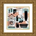 thumbnail image 1 of Bolokofsky, Ronald 26x26 Gold Ornate Wood Framed with Double Matting Museum Art Print Titled - Laundry 606, 1 of 4