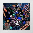 thumbnail image 1 of Bolokofsky, Ronald 26x26 White Modern Wood Framed Museum Art Print Titled - Boho Garden 62, 1 of 4