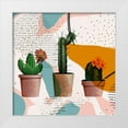 thumbnail image 1 of Bolokofsky, Ronald 26x26 White Modern Wood Framed Museum Art Print Titled - Cactus Party II, 1 of 4