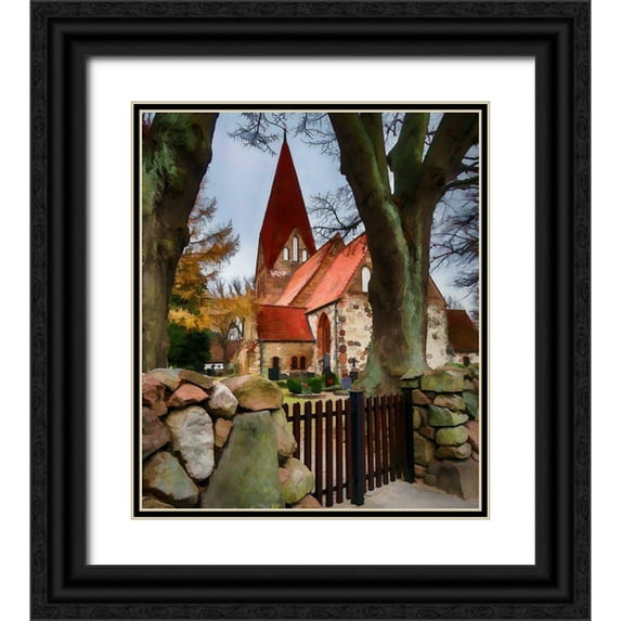 Bolokofsky, Ronald 26x30 Black Ornate Wood Framed with Double Matting Museum Art Print Titled - Welcome