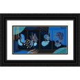 thumbnail image 1 of Bolokofsky, Ronald 32x18 Black Ornate Wood Framed with Double Matting Museum Art Print Titled - Garden Branches 110, 1 of 4