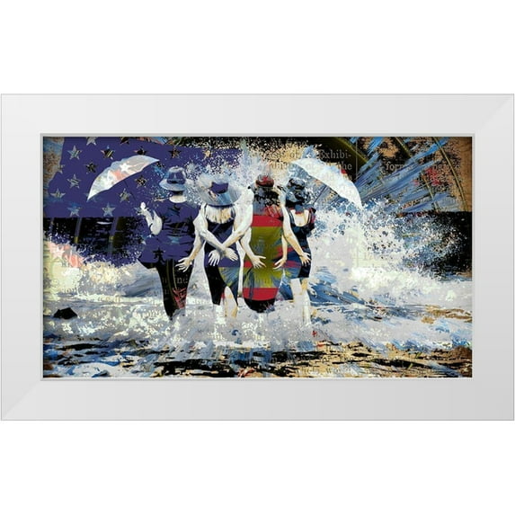Bolokofsky, Ronald 32x20 White Modern Wood Framed Museum Art Print Titled - American Sorority