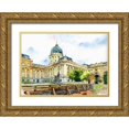 thumbnail image 1 of Bolokofsky, Ronald 32x24 Gold Ornate Wood Framed with Double Matting Museum Art Print Titled - Budapest Castle I, 1 of 4