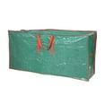 thumbnail image 1 of Bolsa de almacenamiento,Organizador de bolsas de almacenamiento de ramas de árboles de Navidad,Contenedor de almacenamiento navideño con asas de transporte,Bolsa de corona PE Verde Pequeño, 1 of 8