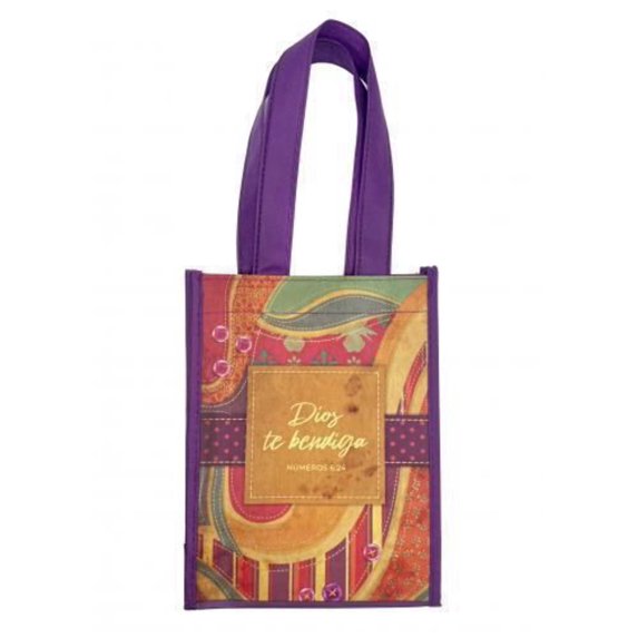 Bolsa Tote Bag Pequeño: Dios Te Bendiga, Numeros 6:24
