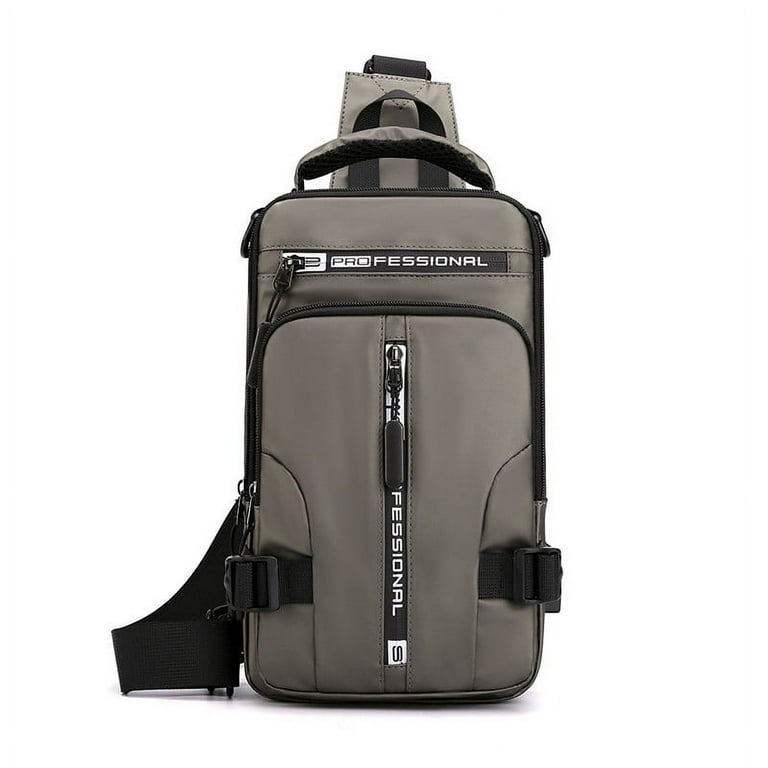 Bolso De Pecho para Hombre Mensajero Multifuncional Moda Informal Mochila De Lona Pequena Walmart