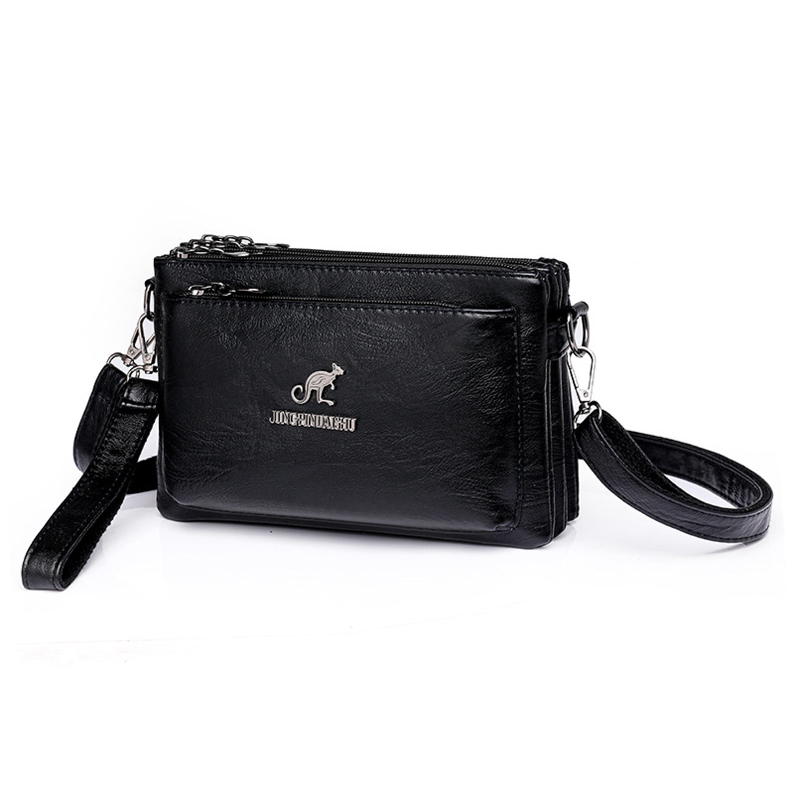Minimalist black crossbody bag sale