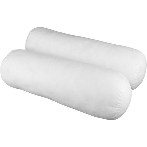 Bolster Insert 8" x 18" Polyester Filled Standard Cover (2 Pack)
