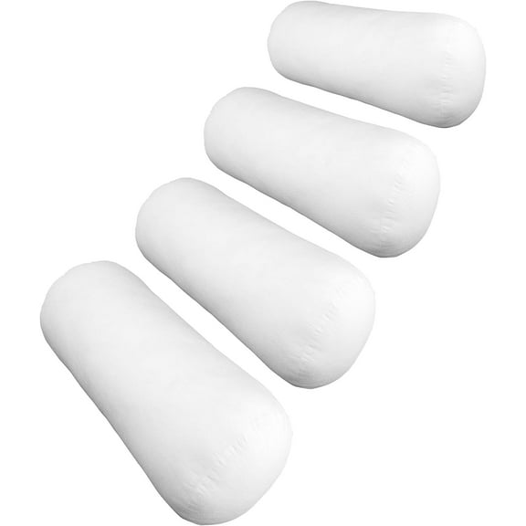 Bolster Insert 8" x 18" Polyester Filled Standard Cover (4 Pack)