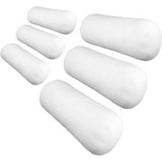 Bolster Insert 8 x 24 Polyester Filled Standard Cover 6 Pack