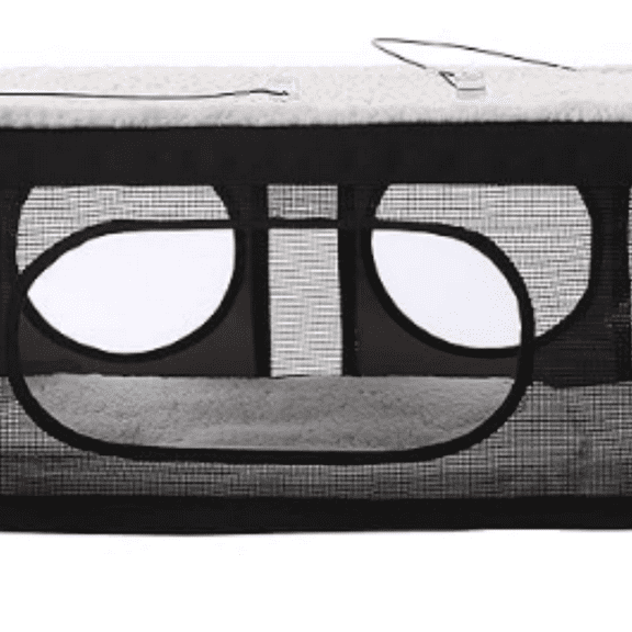 Bolster Kitty Sill Cat Window Perch Bed for Large Cats, Orthopedic Window Hammock Holds 40 lbs, Washable Cover, Indoor Windowsill Furniture Bed Seat - Tan/Leopard Unheated 14 X 24in