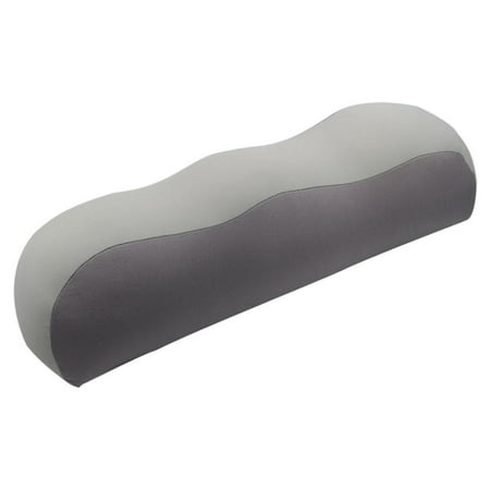 Bolster Pillow for Legs, Back and Head Memory Foam Leg Pillows for Sleeping Reading Rest Surgery ,Foam Leg Elevating Support Pillow Semi Roll Pillow Grey