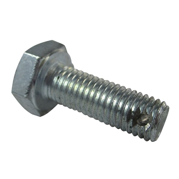 Bolt, 1/4-28 X 3/4", 1/16" Hole Drilled 3/32" From End, Zinc Plated
