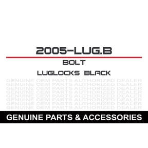 Bolt Motorcycle Accessories 2005-lug.B Lug-locks Black
