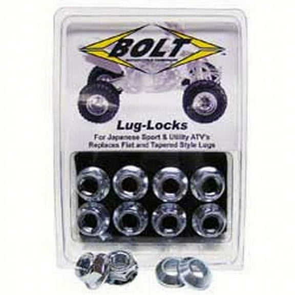 Bolt Silver Lug Locks 8 Pack (2005-LUG.S)