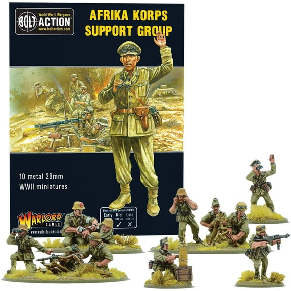 Wargames Delivered - French Army Support Group 28mm Miniatures, 10 Infantry Includes Machine Gun Team, Medium Mortar Team, Digital Bundle - WW2 Action Figures Plastic Model Kits by Warlord Games