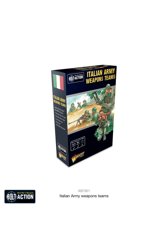 Italian Army Weapons Team New