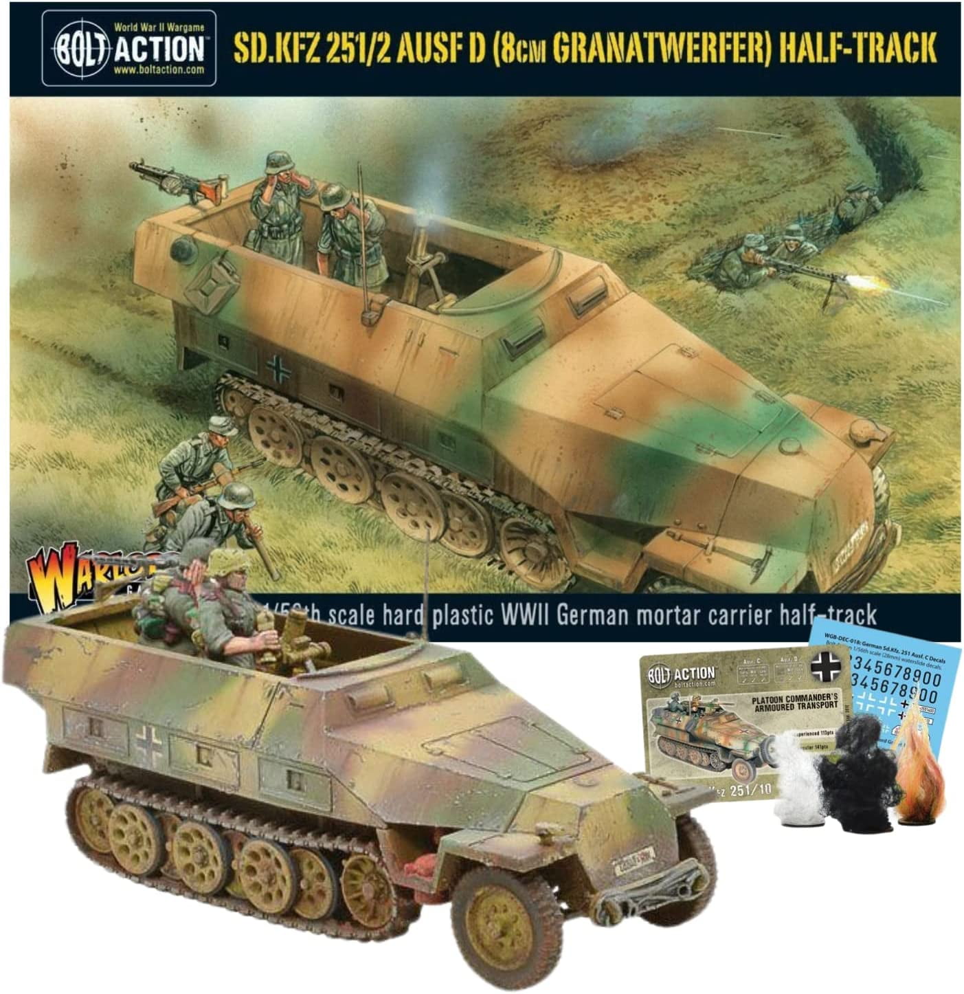Bolt Action Miniatures - Warlord Games Sd.Kfz 251/2 Ausf D (8cm