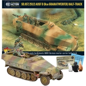 Bolt Action Miniatures - Warlord Games Sd.Kfz 251/2 Ausf D (8cm Granatwerfer) Half -Track Model Tank 28mm Miniatures - WW2 Model Kits, Tank Model Kit by Wargames Delivered - Model Tanks Kits to Build