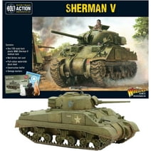 Bolt Action Miniatures - Warlord Games Sherman V British Army Model Tank 28mm Miniatures - Miniature Wargaming, Model Kit by Wargames Delivered