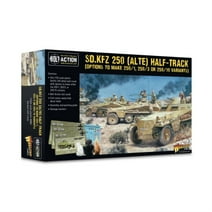 Bolt Action SD.KFZ (Alte) Half-Track w/Options for 250/1, 250/3 or 250/10 Variants 1:56 WWII Military Table Top Wargaming Plastic Model Kit 402012054