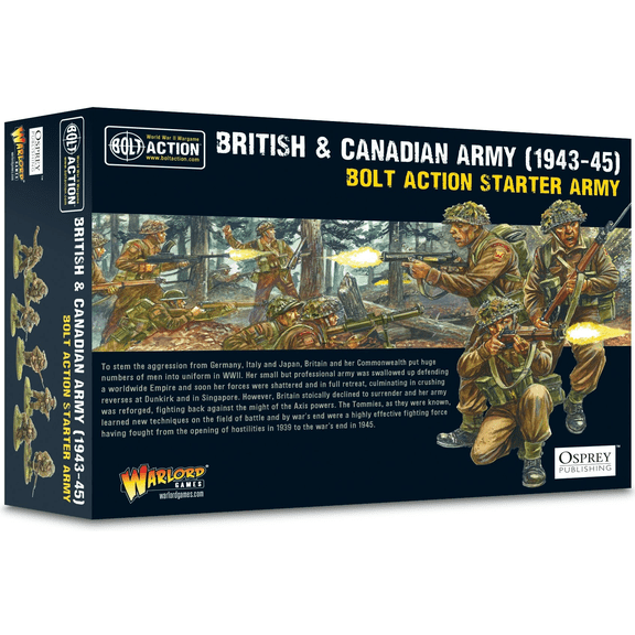 Warlord Games Bolt Action: British and Canadian Starter Army (1943 - 1945)