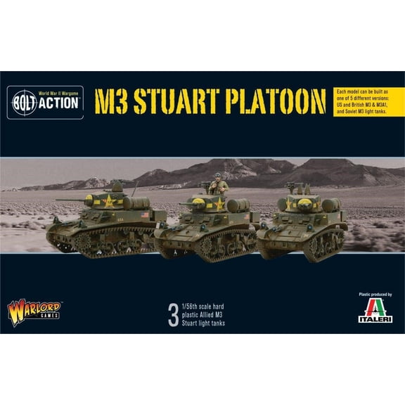 Warlord Games Bolt Action M3 Stuart Platoon WLG 402013001