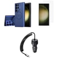 thumbnail image 1 of Bolt Alloy Series Case for Samsung Galaxy S24 Ultra with Glass Screen Protector, Car Charger - Electric Blue, 1 of 9